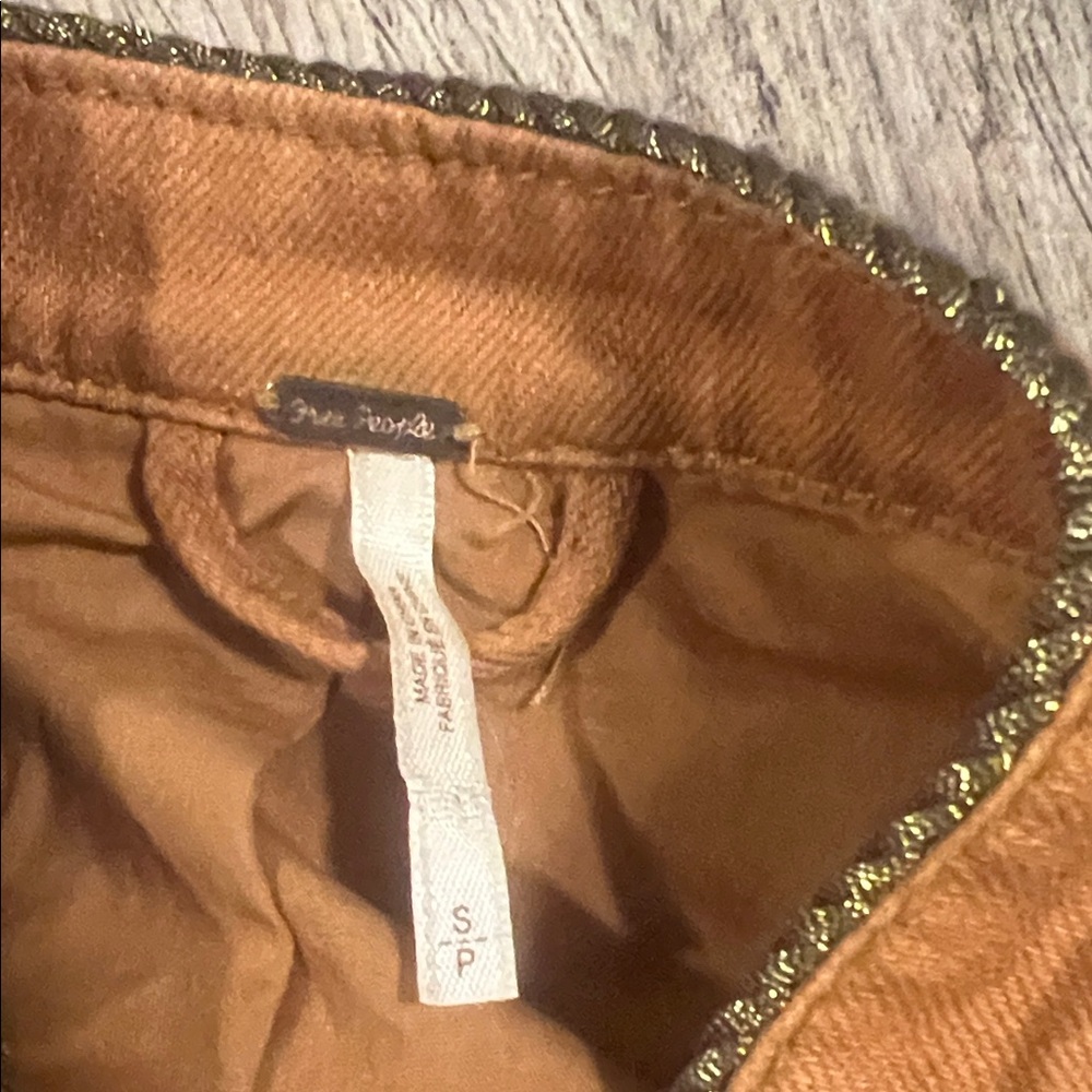 Free People Twill Band Military Jacket Size S - Picture 3 of 5